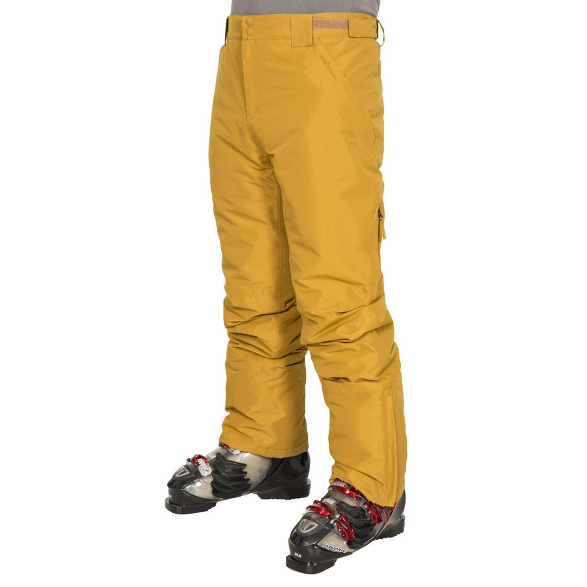 ROSCREA Men's ski pants (Yellow)