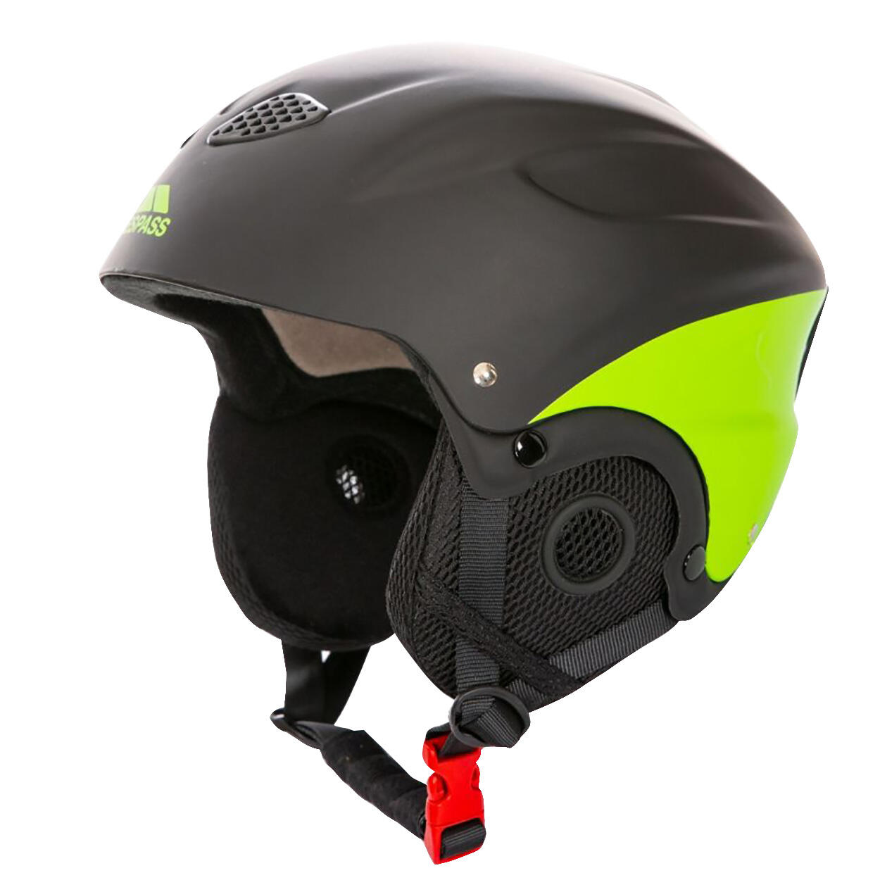 Adultos Capacete de Ski Skyhigh Protective Snow Sport Preto / Verde