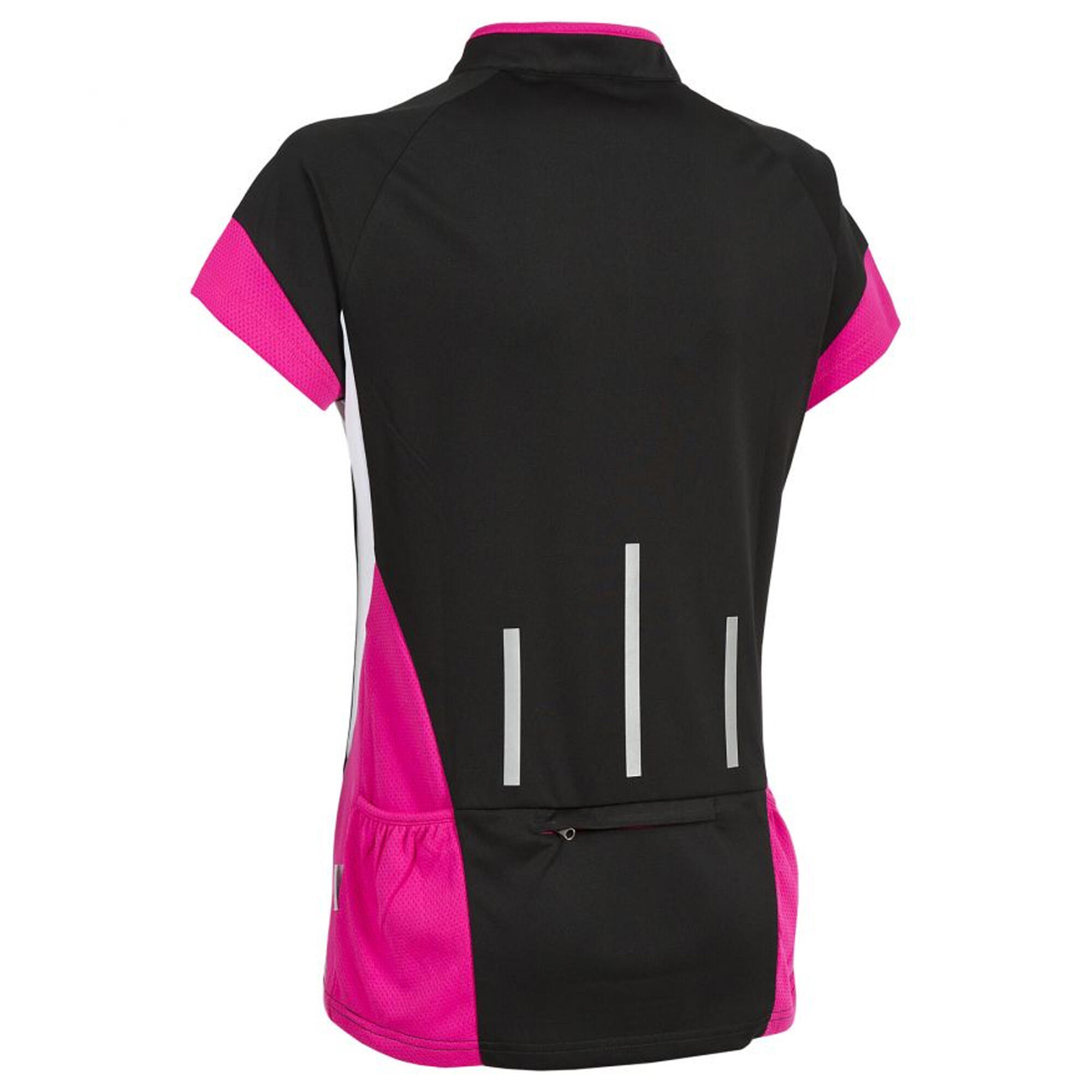 Top da ciclismo Harpa da donna (nero)