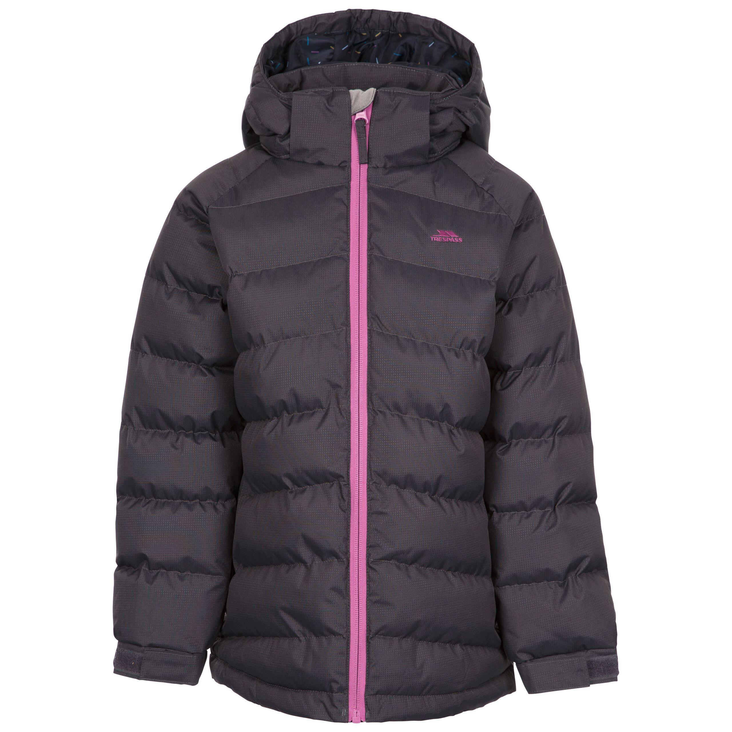 TRESPASS Meninas Meninas Amira Casual Jacket Cinzento Escuro