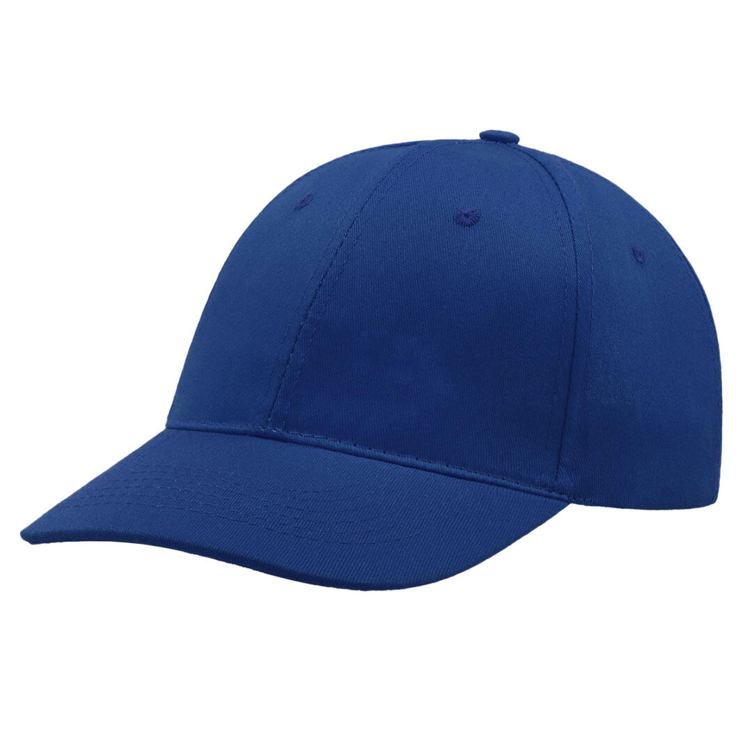 Start 6 Panel Baseball Cap (Pack of 2) (Royal) 1/3