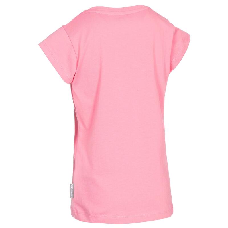 "Arriia" TShirt für kurzärmlig Mädchen Flamingo-Rosa