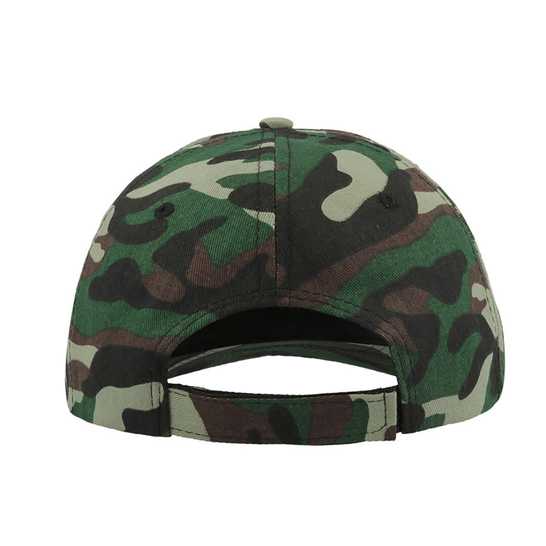 Start 6 Panel Baseball Cap (Pack of 2) (Camouflage) 3/4