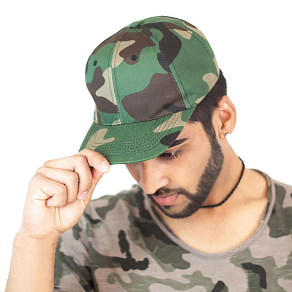 Start 6 Panel Baseball Cap (Pack of 2) (Camouflage) 4/4