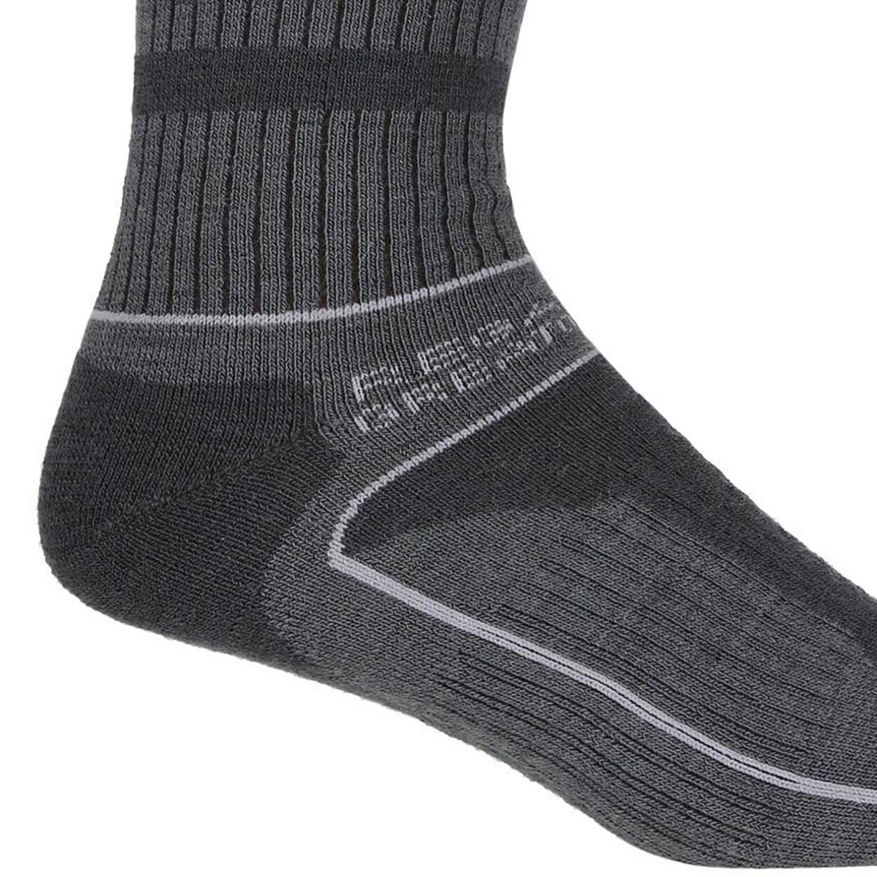 Chaussettes Pour Bottes SAMARIS SEASON Femme (Gris / Gris Clair) 3/4