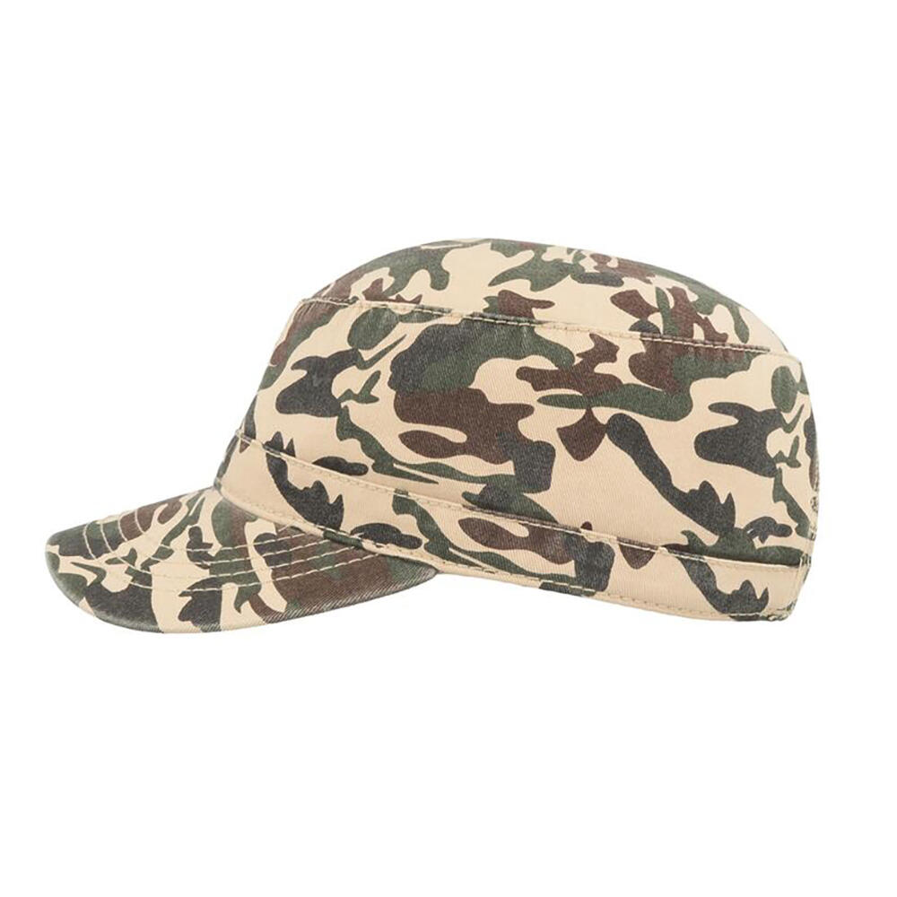 Chino Cotton Uniform Military Cap (Pack Of 2) (Camo Khaki) 3/4
