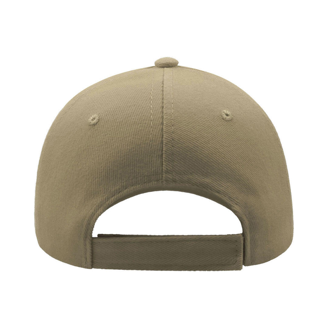 Liberty Five Heavy Brush Cotton 5 Panel Cap (Pack Of 2) (Khaki) 2/3