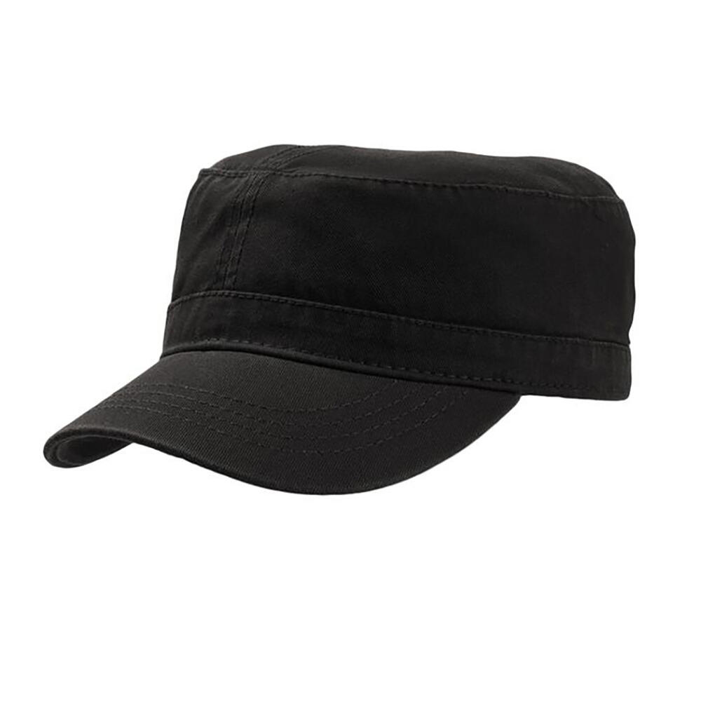 Chino Cotton Uniform Military Cap (Pack Of 2) (Black) 1/4