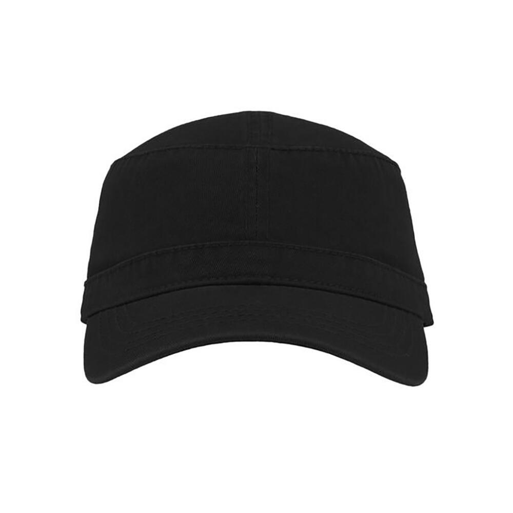 Chino Cotton Uniform Military Cap (Pack Of 2) (Black) 4/4