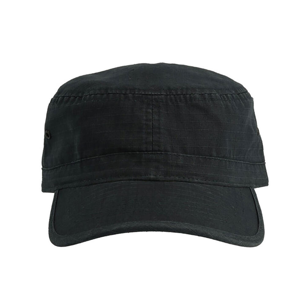 Set of 2 Adult military caps (Black)