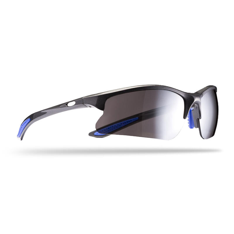 Unisex Mantivu Sonnenbrille mit dunklen Gläsern Damen und Herren Dunkelgrau
