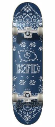KFD Schal Skateboard Komplettboard - 7.75" - Blau