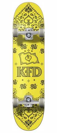 KFD Schal Skateboard Komplettboard - 7.75" - Blau