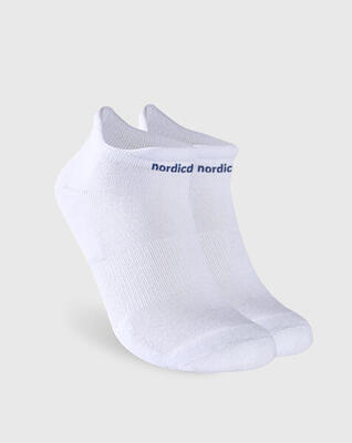 Training Tennis/Padel Socken Damen 2er-Pack Weiß