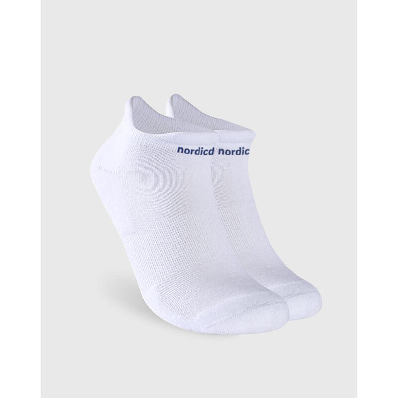 Training Chaussettes de Tennis/Padel Femme Blanche Lot de 2