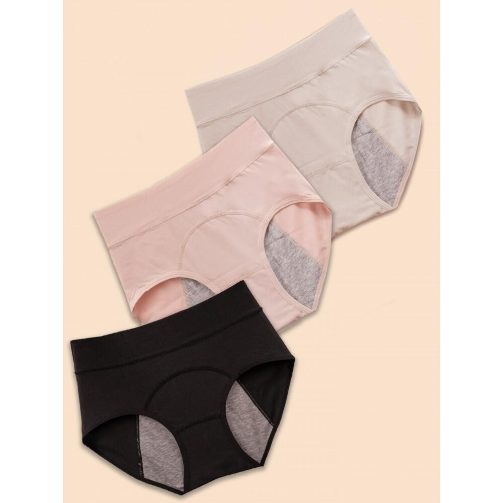 ANAISSA PACK-3 cuecas Menstruais de treino yoga Mulher