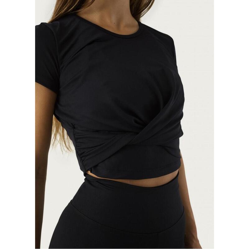 T-shirt Justa Torcida para Mulher Yourself - Preto