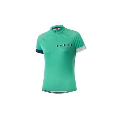 Wielrenshirt korte mouwen w bike jersey hz rise dames - groen
