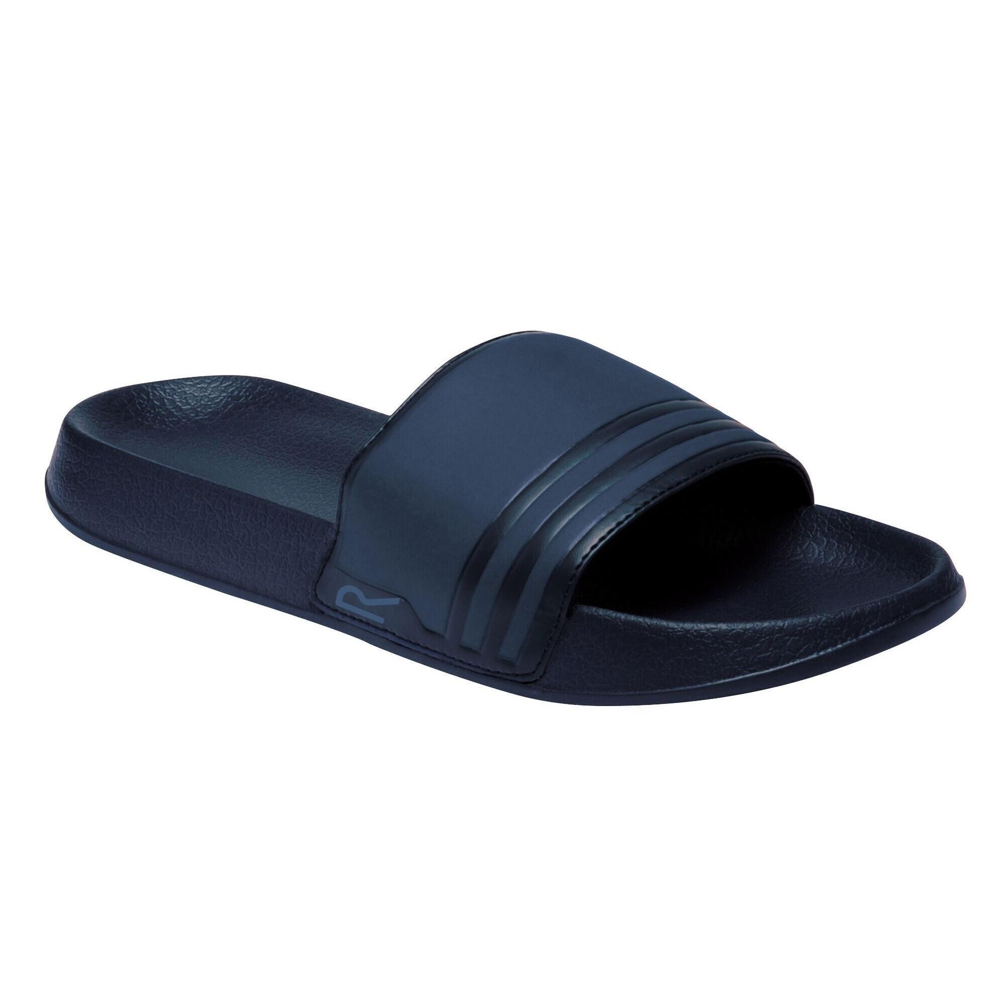 Mens Shift Slider Sandals (Navy/Dark Denim) 1/5