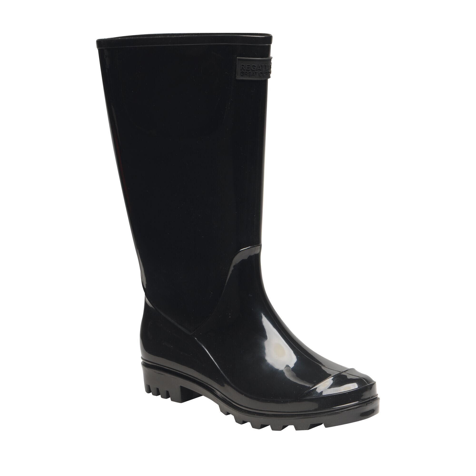 REGATTA Womens/Ladies Wenlock Wellingtons (Black)