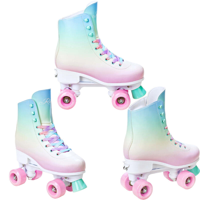 Patines Classic Ajustable Lexie Ombre Menta/Rosa