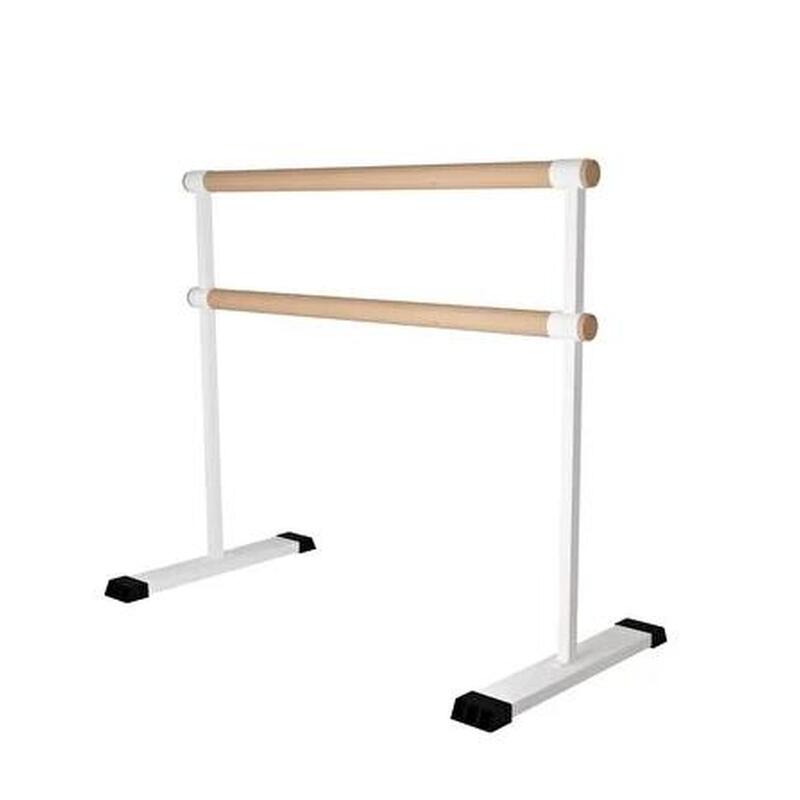 Barra de Ballet Doble Portátil ADAGIO SPEKTR 110*200*50 cm Blanco