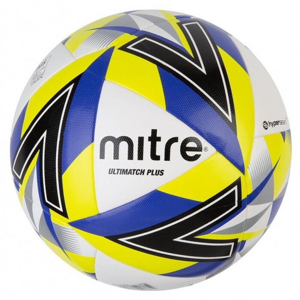 MITRE Ultimatch Max Football (White/Black/Blue)