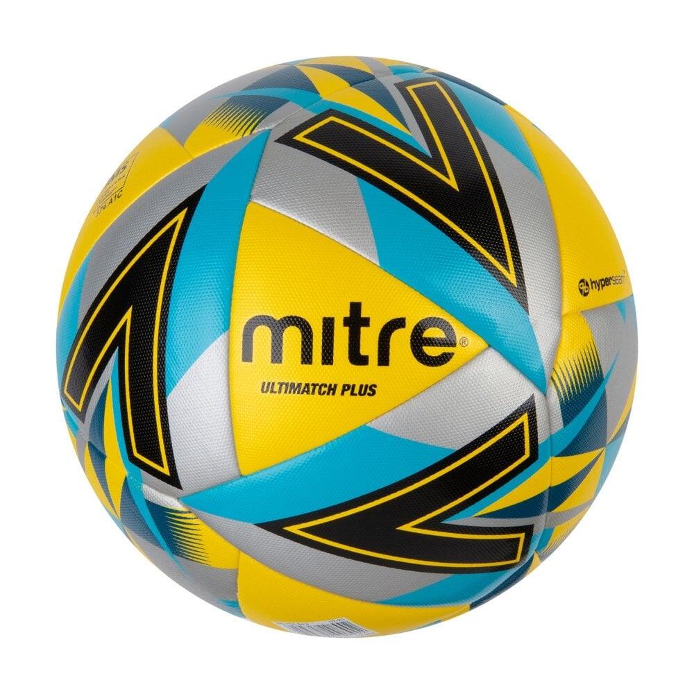 MITRE Ultimatch Max Football (Yellow/Black/Blue)