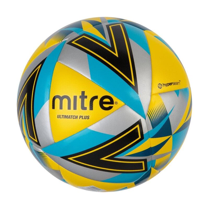 Ballon de foot ULTIMATCH MAX (Jaune / Noir / Bleu)
