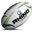 Ballon de rugby CYCLONE (Blanc)