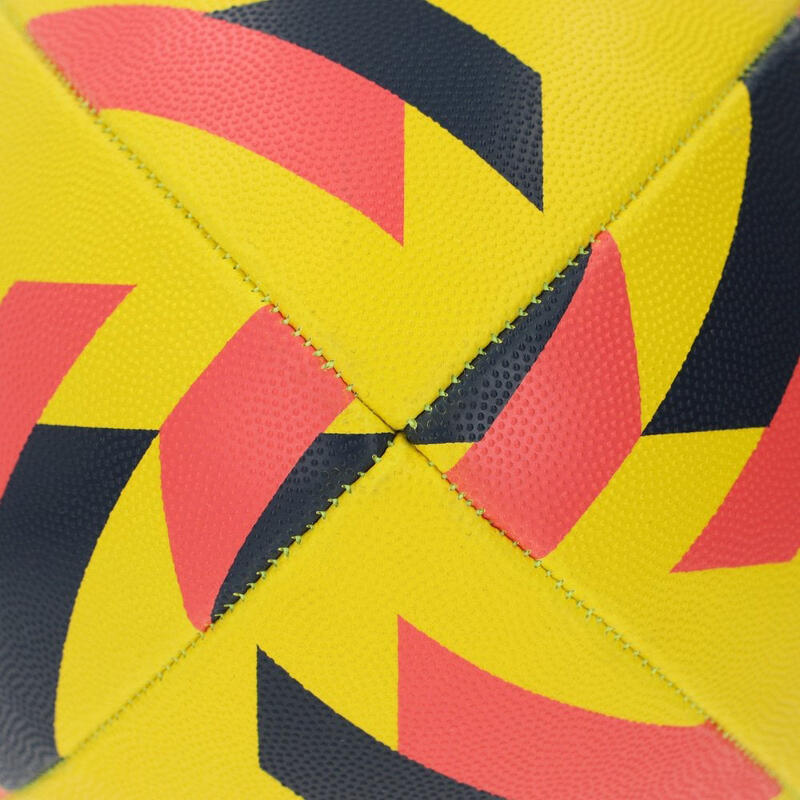 Ballon de rugby CUB (Jaune / Noir)