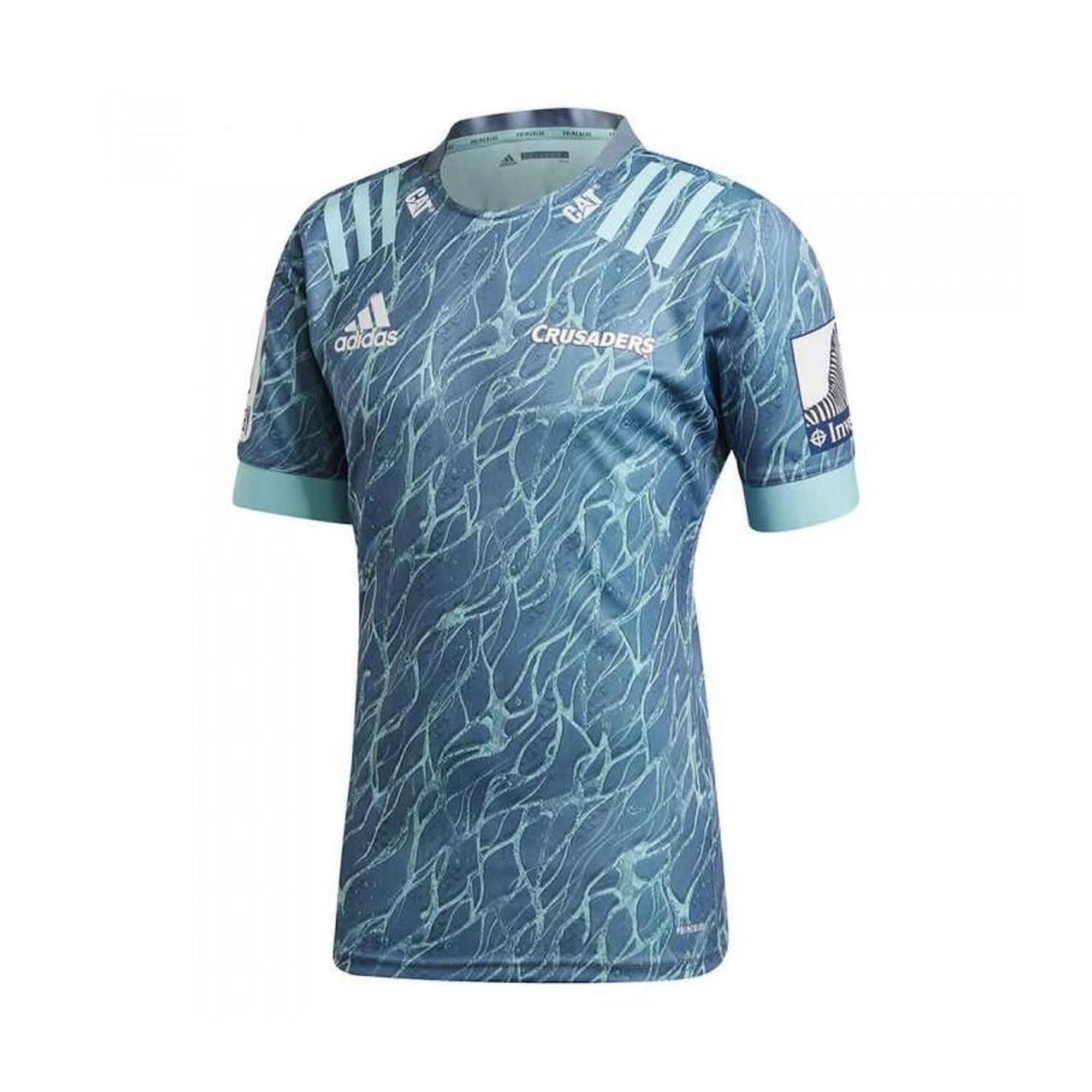 adidas Crusaders Alternate Primeblue Rugby Shirt ED7944 Grey 1/2