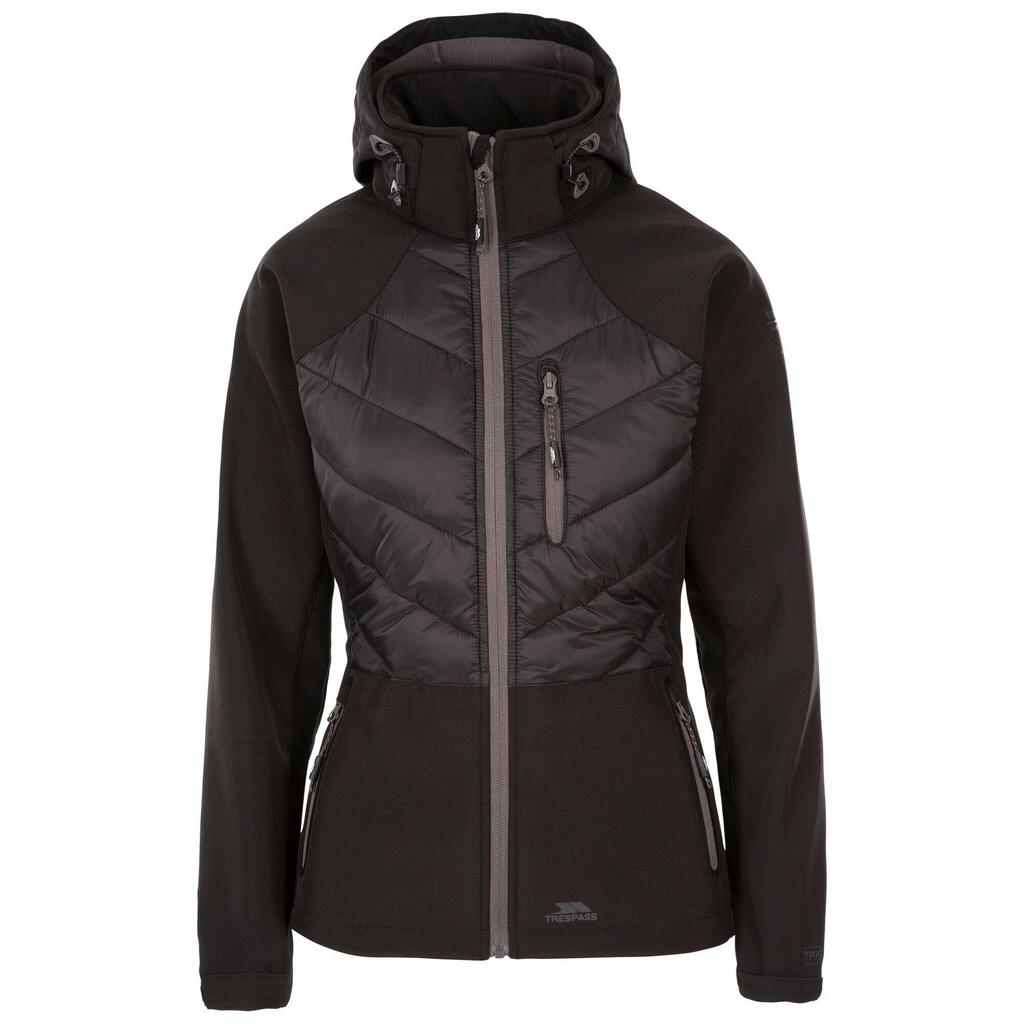 Womens/Ladies Elvira Soft Shell Jacket (Black)