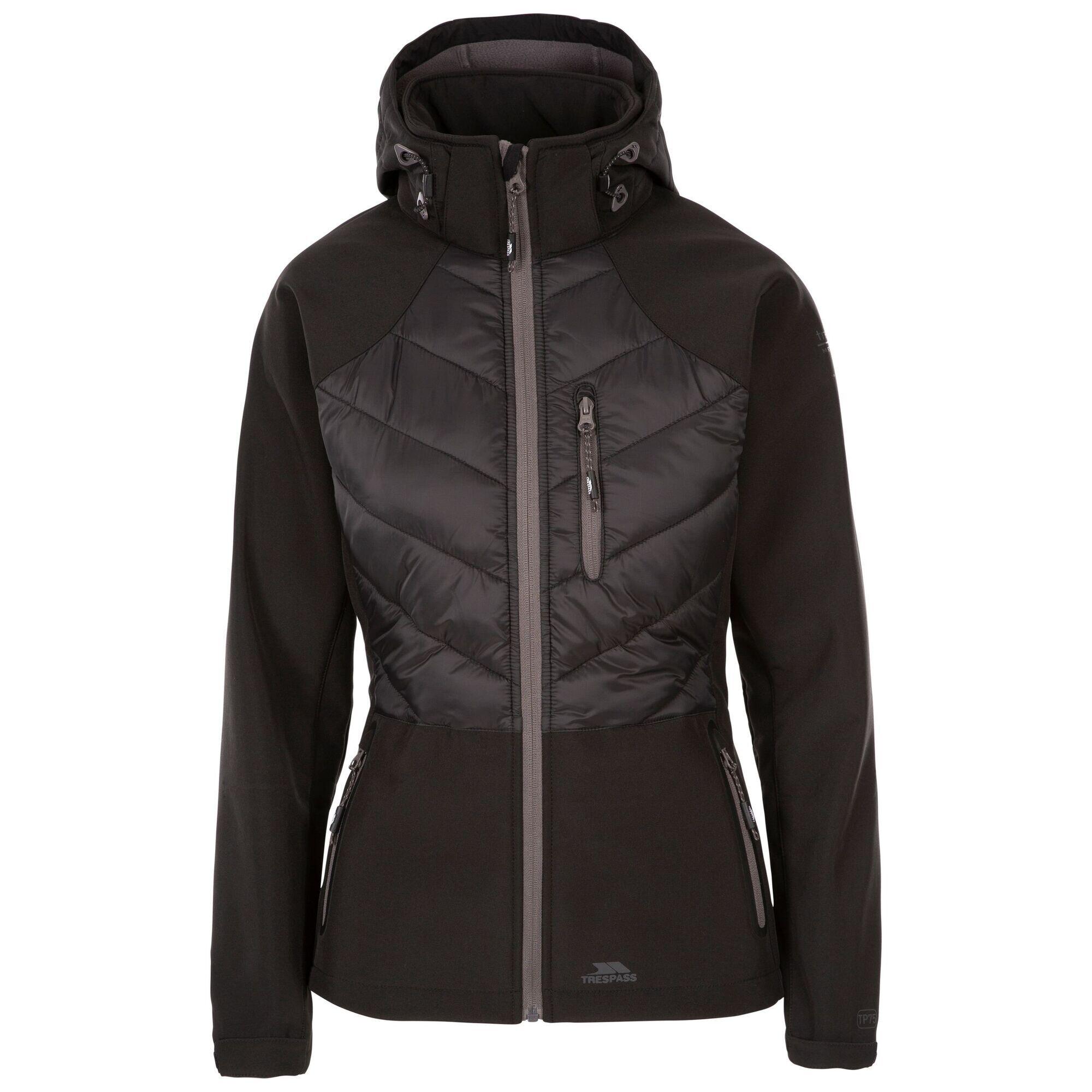 Trespass - Veste Softshell Elvira Femme (noir) - Softshell - Noir - 52 2xl - Decathlon