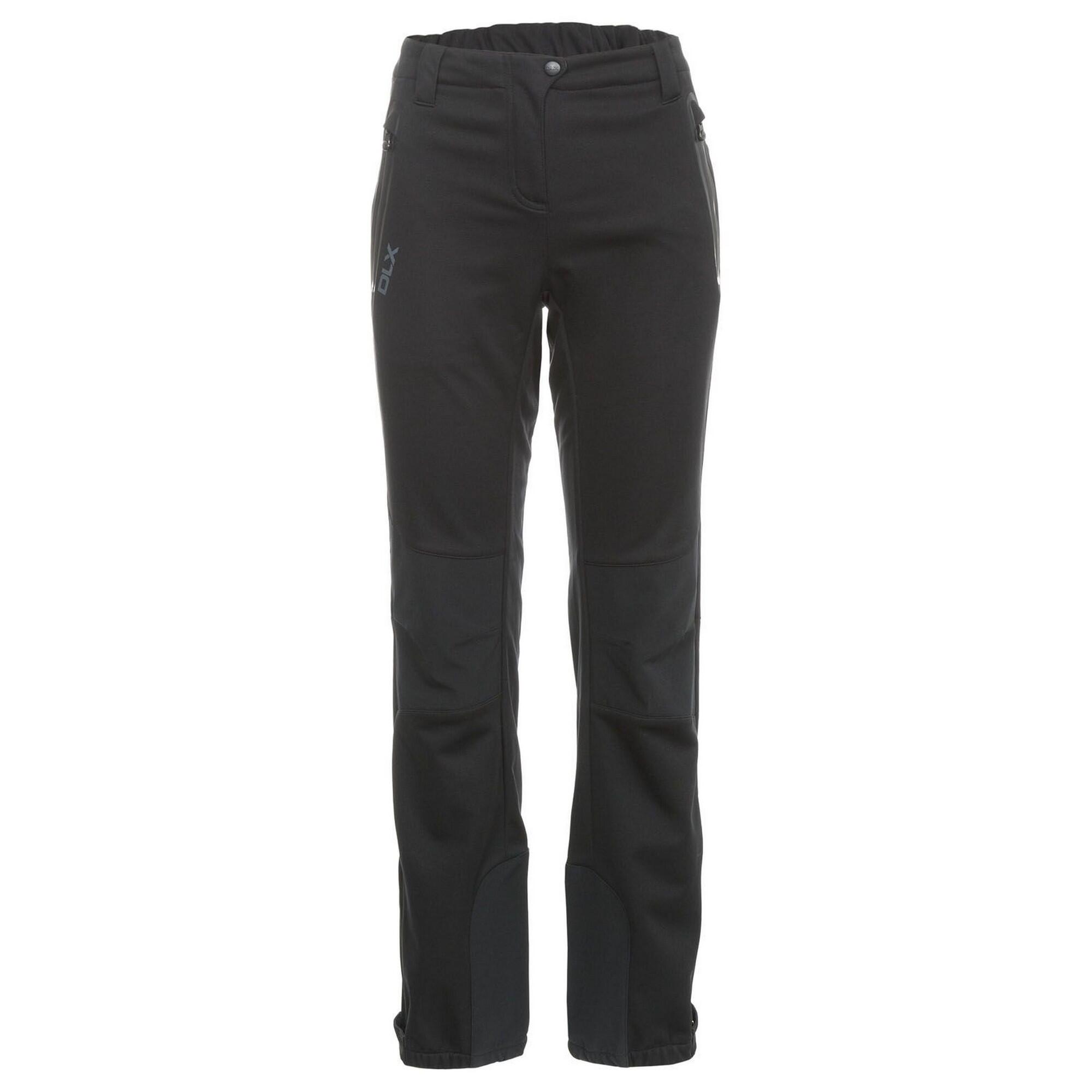TRESPASS Womens/Ladies Sola Softshell Outdoor Trousers (Black)