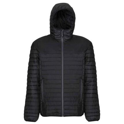 Honestly Made" Steppjacke Thermisches Material für Herren Schwarz