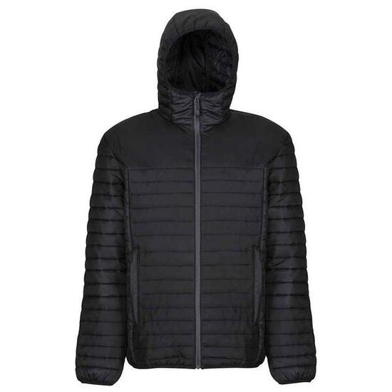 Honestly Made" Steppjacke Thermisches Material für Herren Schwarz