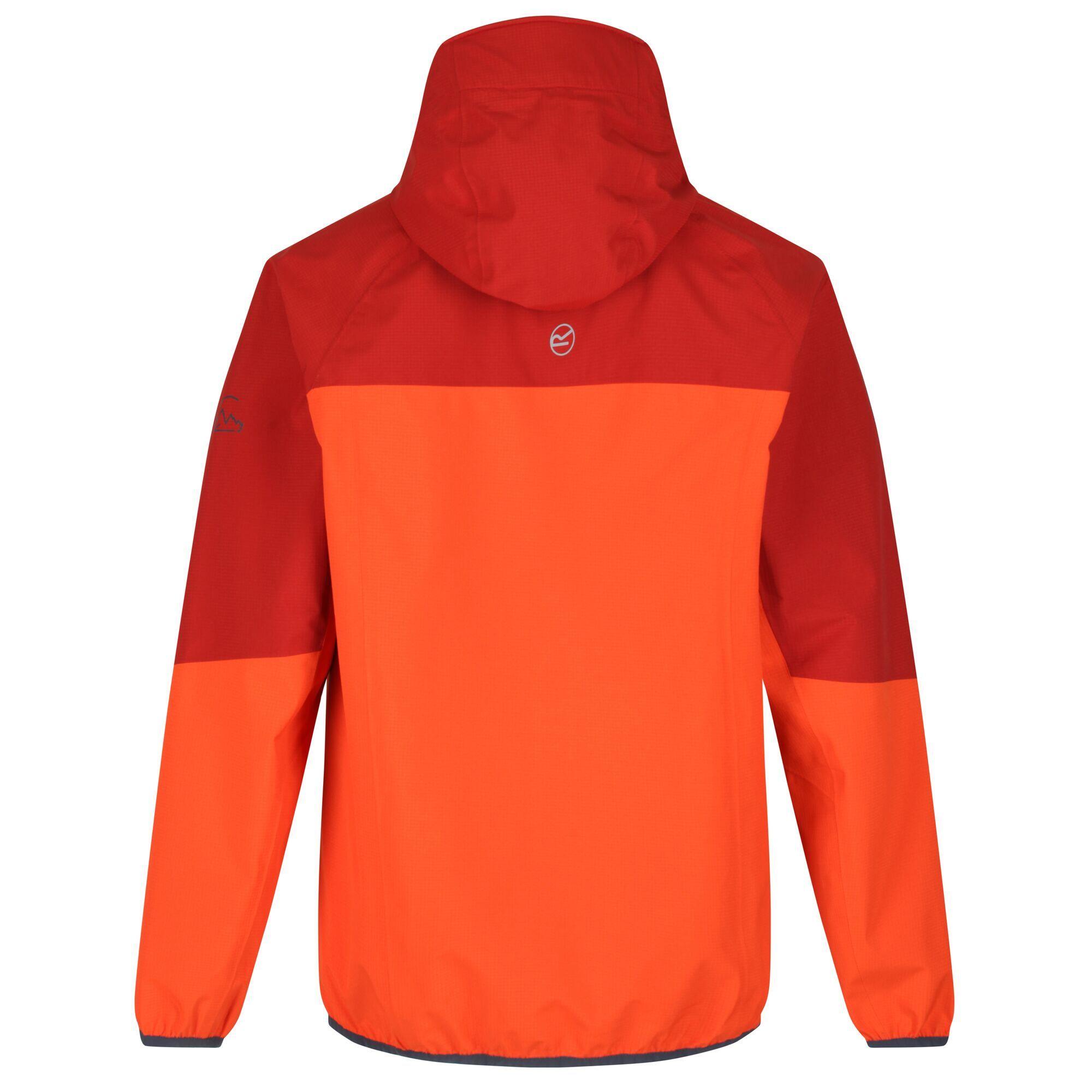 Great Outdoors Mens Imber II Lightweight Waterproof Jacket (Magma Orange/Burnt 2/5