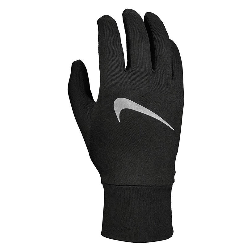 Mens Accelerate Running Gloves (Black/Silver)