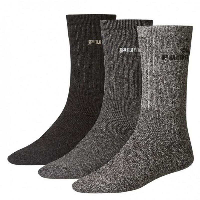 Socken für HerrenDamen Unisex (3erPack) Damen und Herren Grau