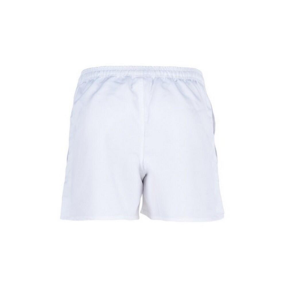 Mens Professional Polyester Shorts (White) 2/4