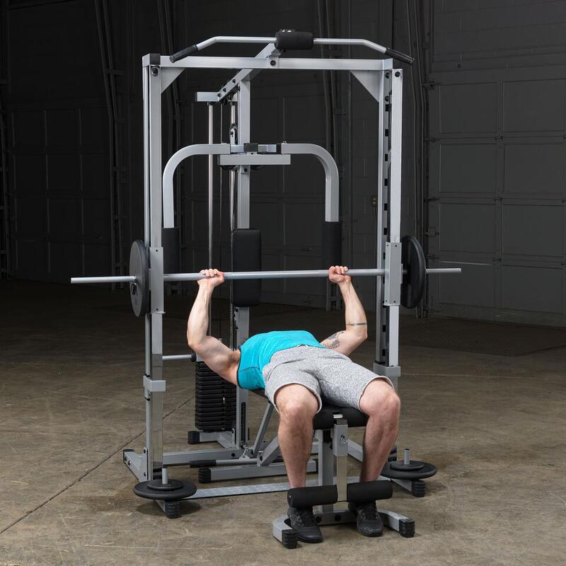 Smith machine - PSM144XS Full Option met bank - plate loaded / steekgewichten