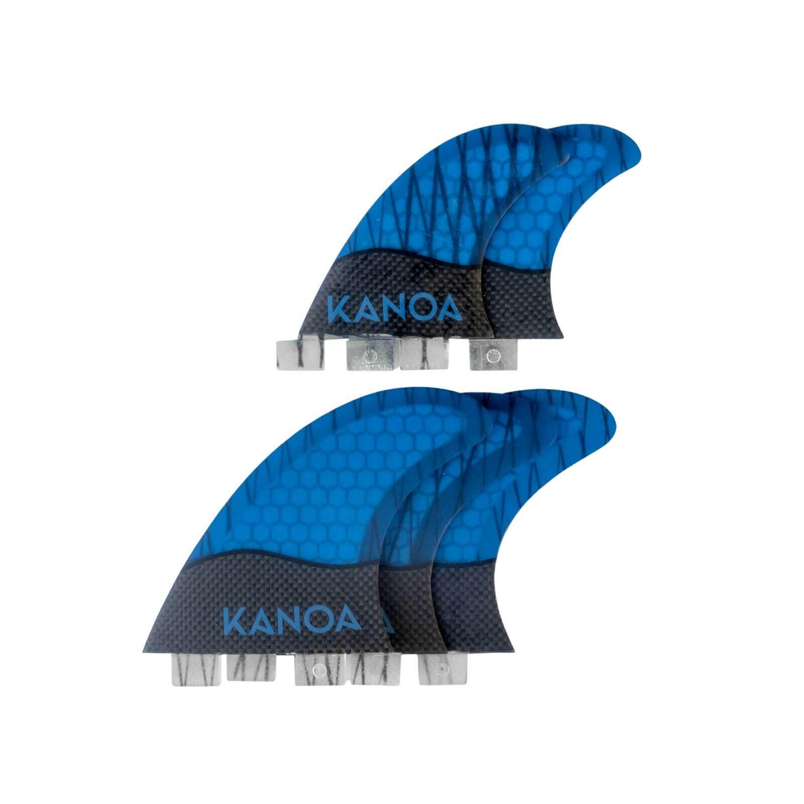 Honeycarbon vinnen set 5-delig (Thruster + Quad Setup) 1/5