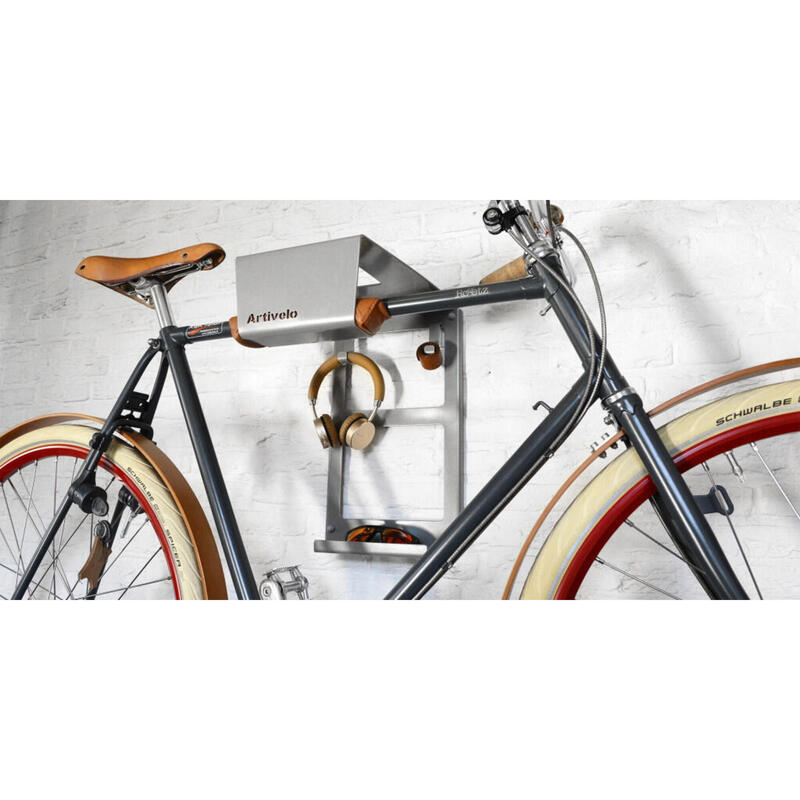 BikeDock Urban Gris - système de suspension vélo de course