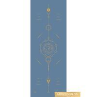 Tapis de yoga Star Om Gold