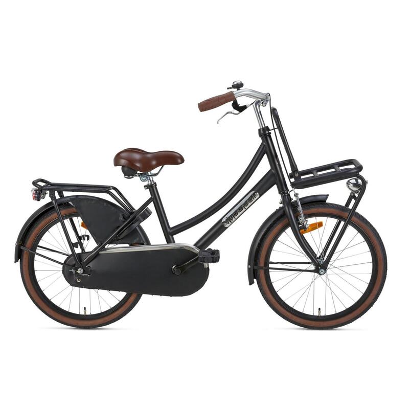 Bicicletta per bambini Popal Daily Dutch Basic - 20 pollici - Nero Opaco