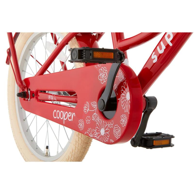 SuperSuper Cooper Kinderfiets - 18 inch - Rood