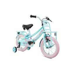 Vélo enfant SuperSuper Lola - Filles - 14 pouces - Menthe / Rose