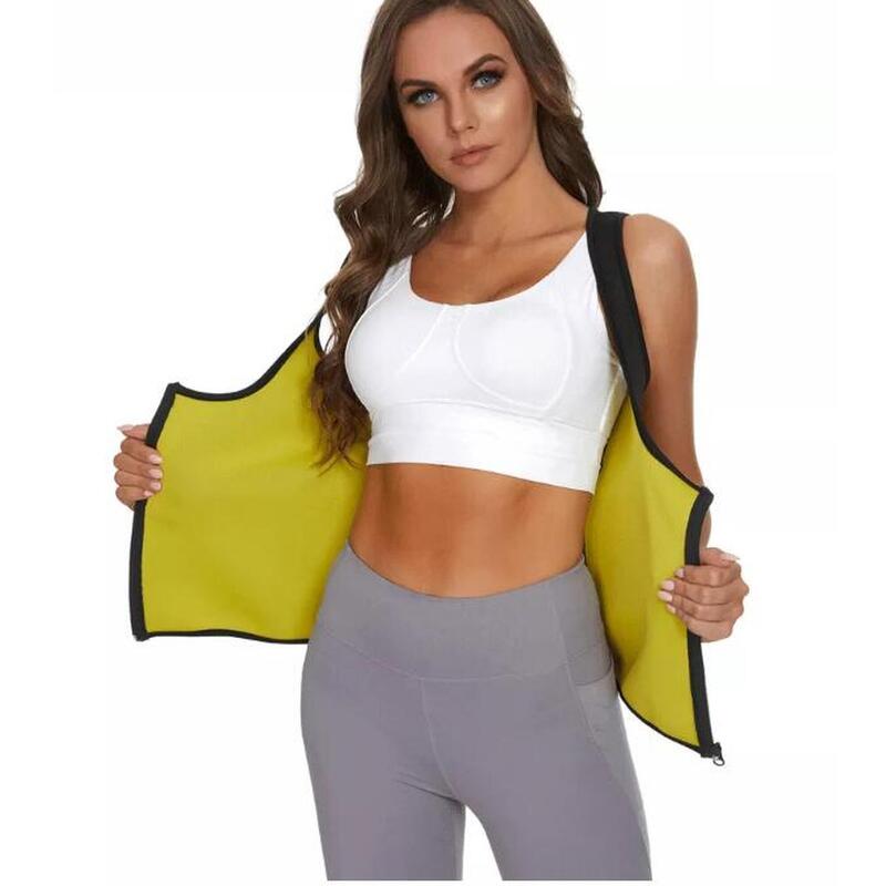 Fitness vesta pro hubnoucí ženy SlimBody, Neoprén,Vestavěný pás