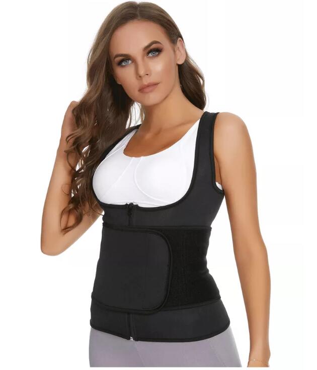 Fitness vesta pro hubnoucí ženy SlimBody, Neoprén,  Vestavěný pás 4/7